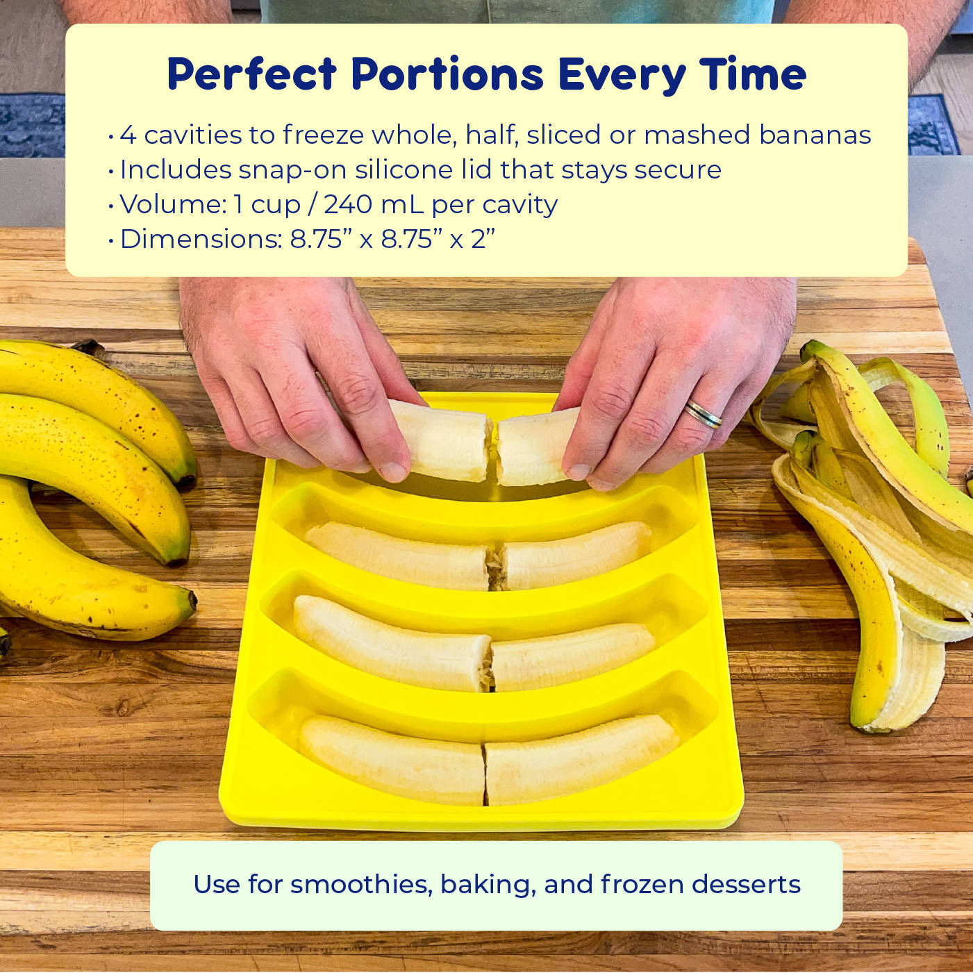 Banana Silicone Freezer Tray