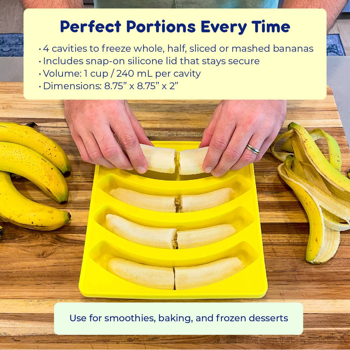 Banana Silicone Freezer Tray - Smootheeze