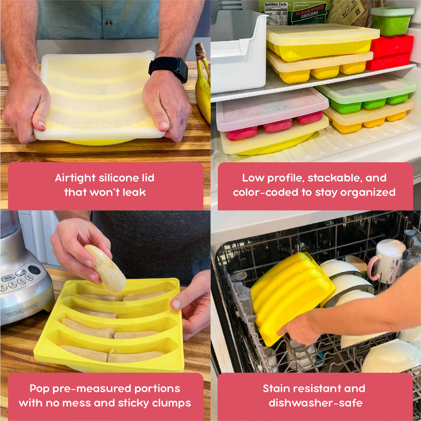 Banana Silicone Freezer Tray
