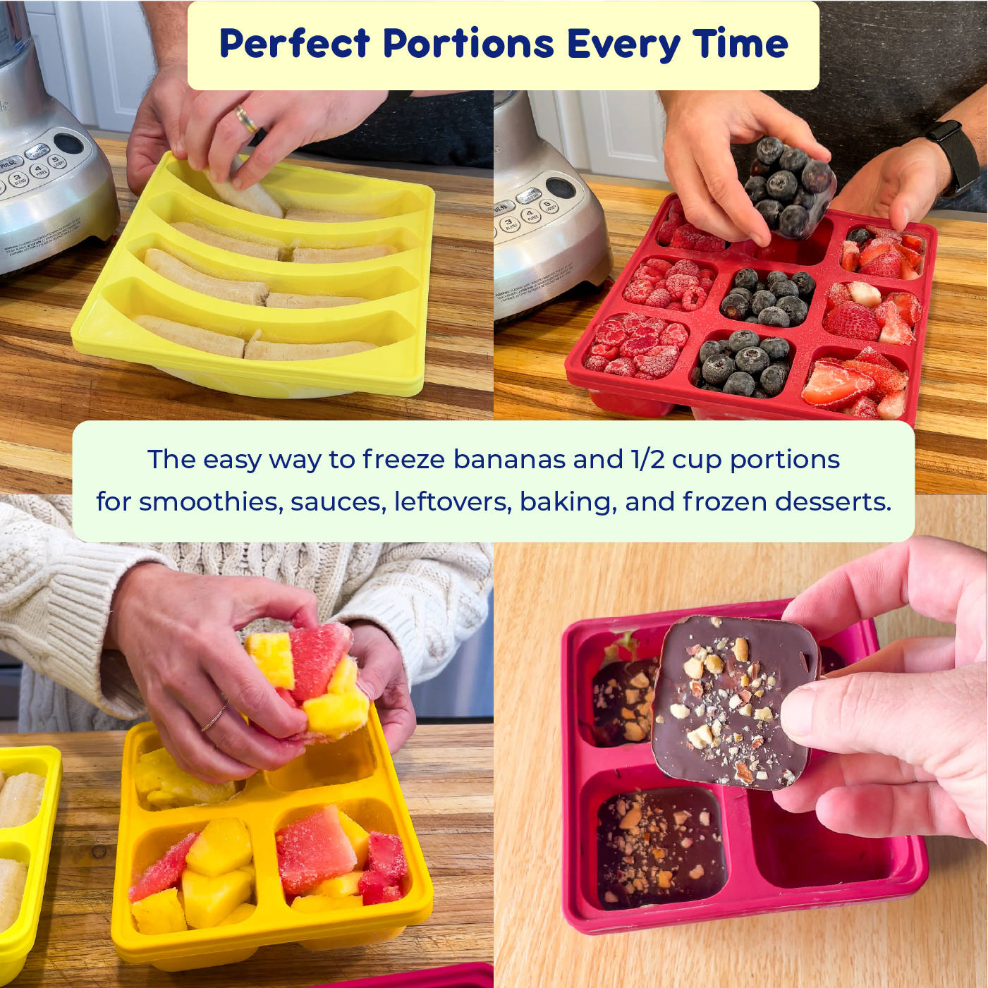 Smootheeze Silicone Freezer Tray Complete Set