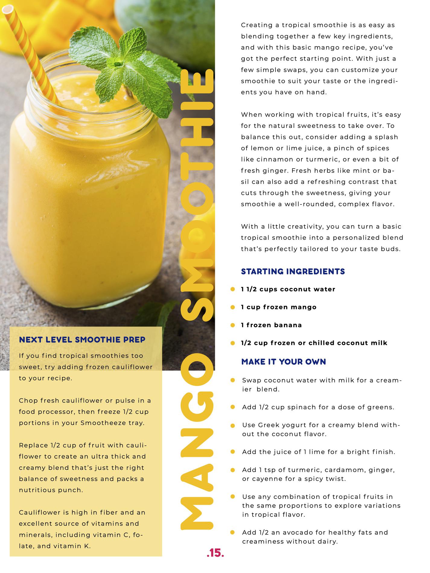 ebook: The Ultimate Guide to Making Smoothies featuring 30 Timeless Recipes