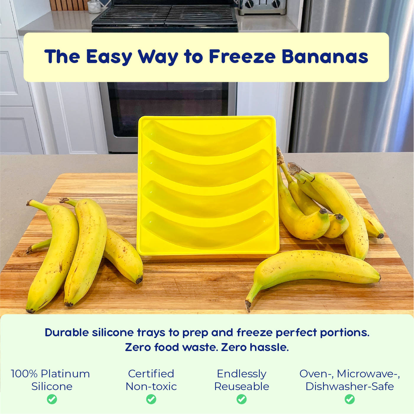 Banana Silicone Freezer Tray