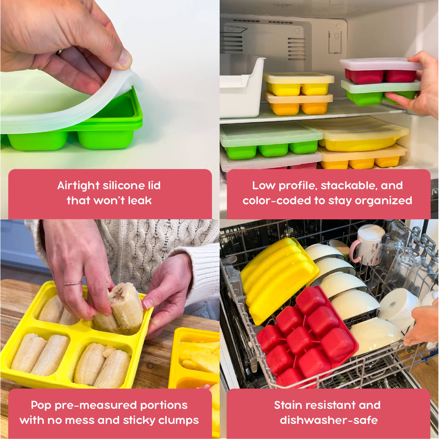 1/2 Cup Silicone Freezer Tray - Mini