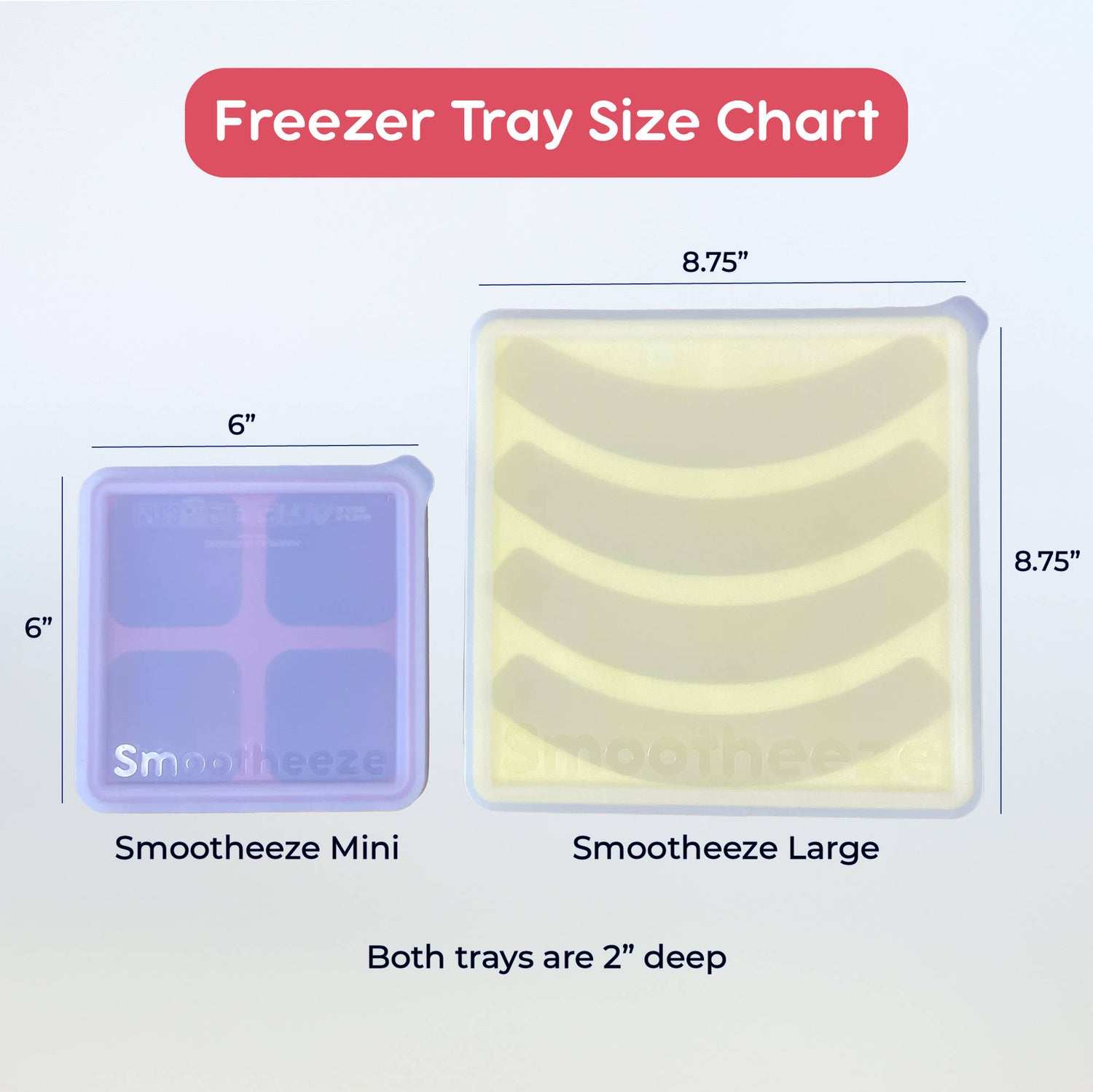Smootheeze Freezer Tray - Large Complete Set