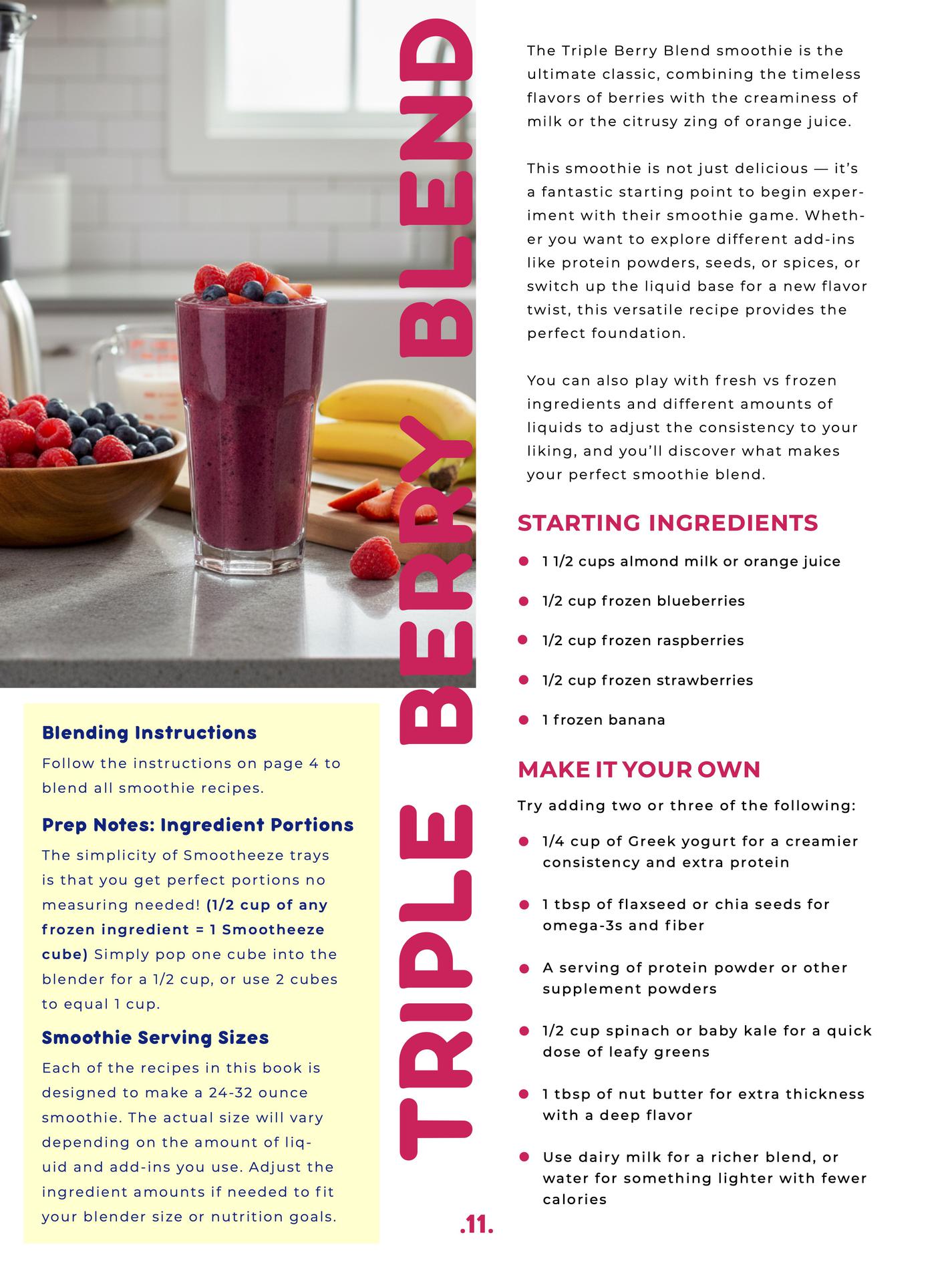 ebook: The Ultimate Guide to Making Smoothies featuring 30 Timeless Recipes